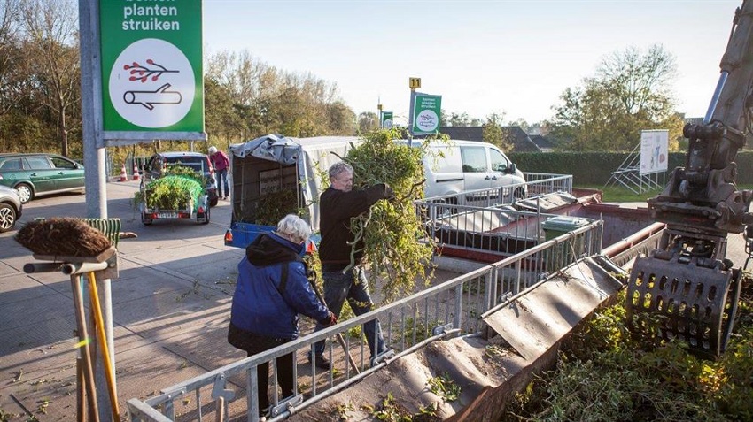 Afvalbrengstation ook op zondag open