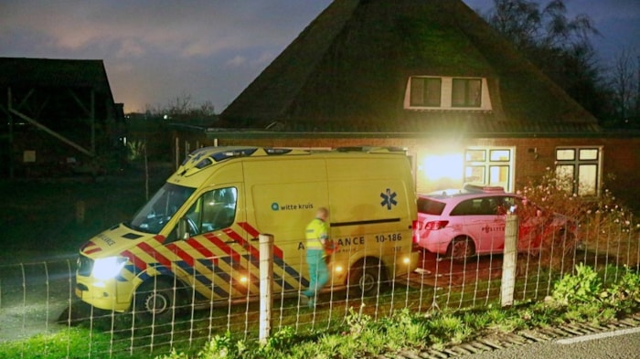 Auto te water gereden in Obdam 2