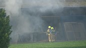 Brand in manege in Venhuizen 2