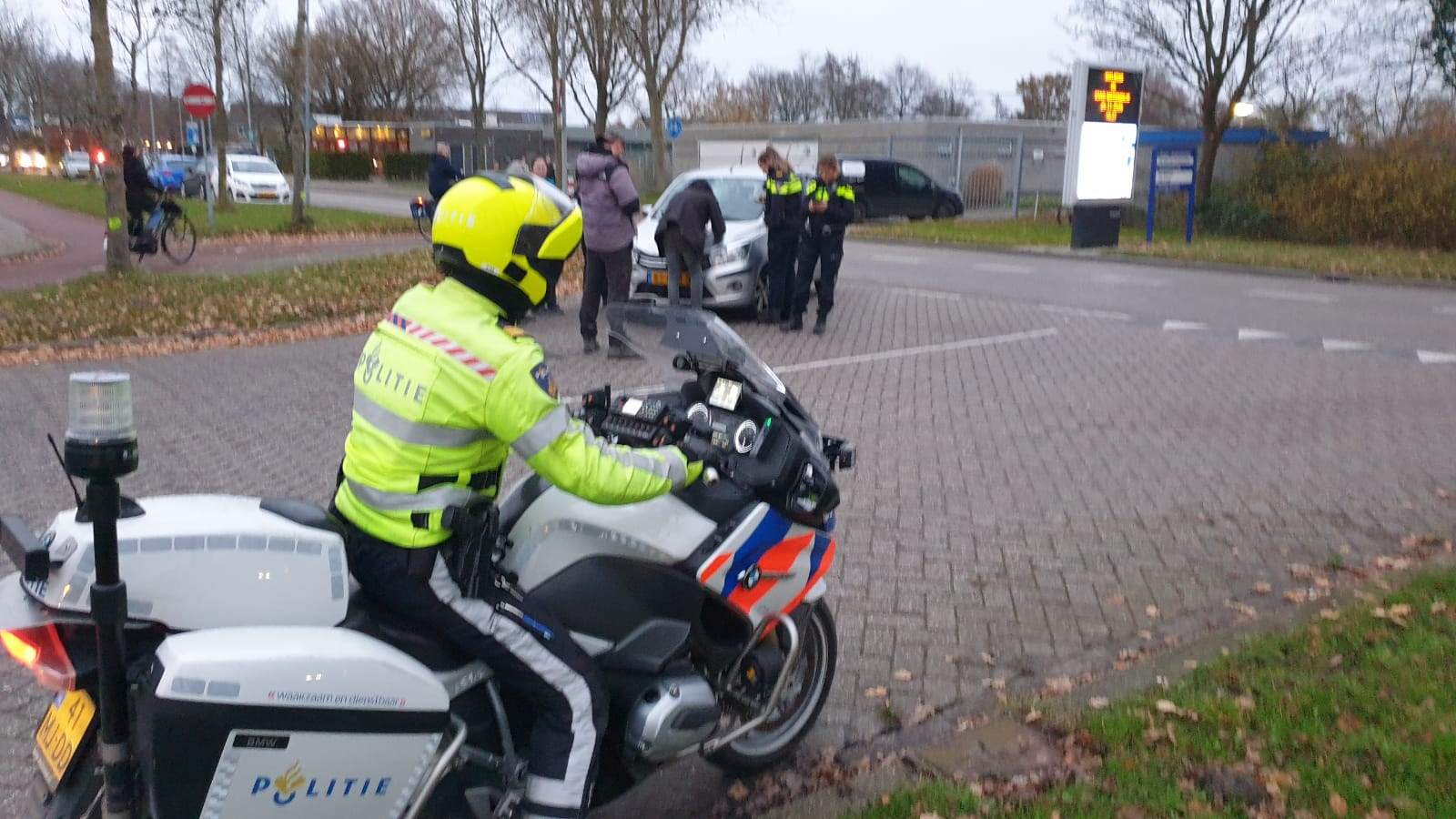 In Medemblik aangereden scooterrijder heeft geluk