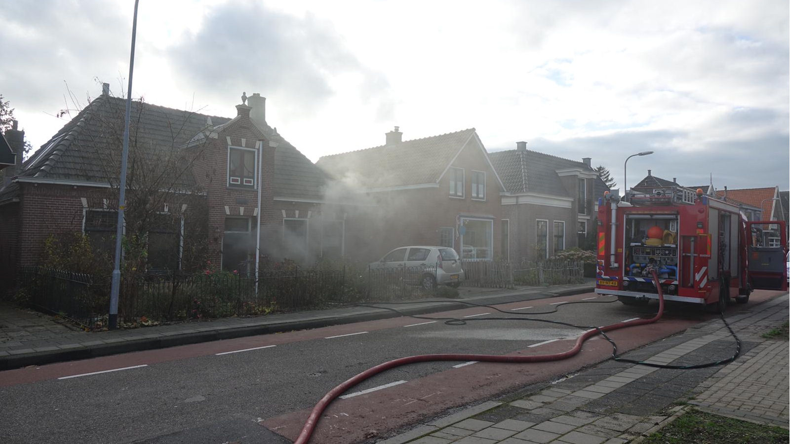 Brand in voormalige boerderij in Bovenkarspel