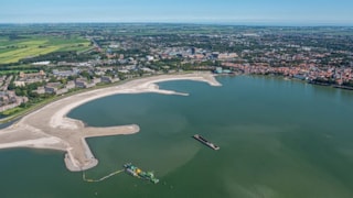 Stadsstrand Hoorn bovenaanzicht
