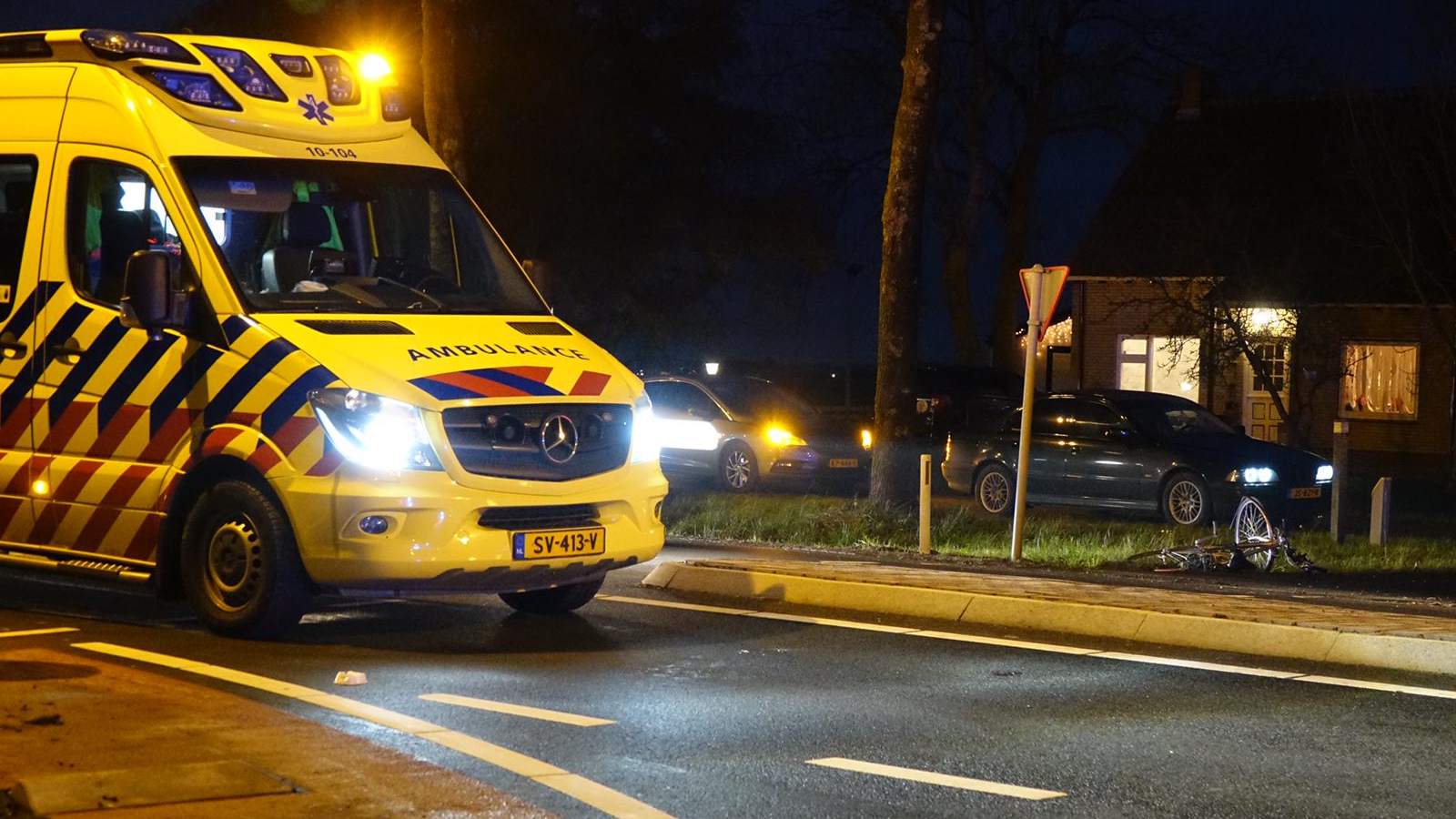 Fietser aangereden in Hem