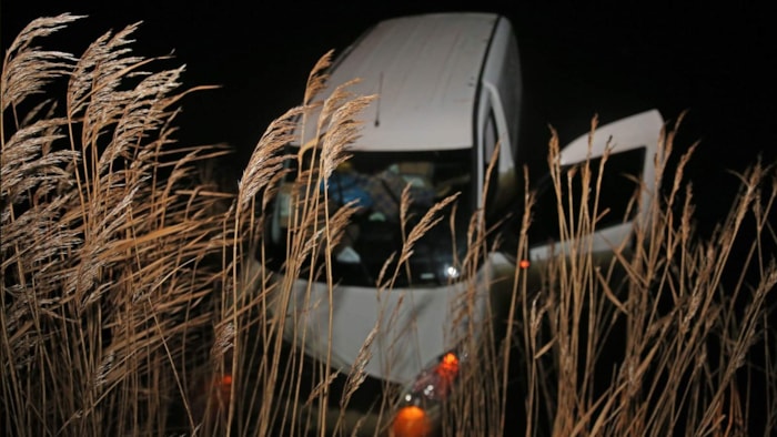 Bestelbusje te water in Obdam