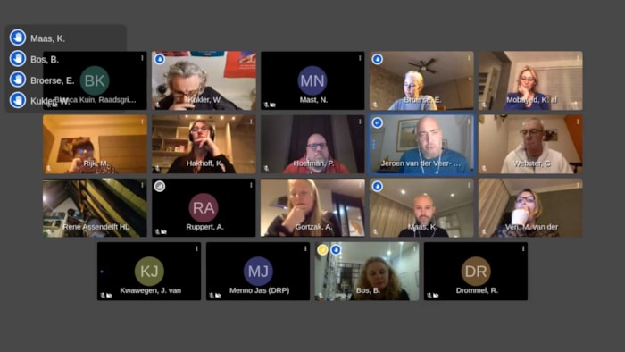 Commissievergadering over beschut werkplekken