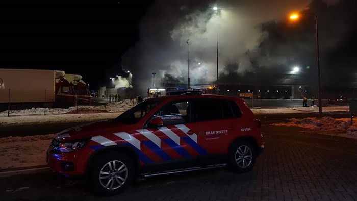 Brand in distributiecentrum van Lidl Marowijne Zwaag4