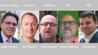 Vijf raadsleden in Radio Actueel