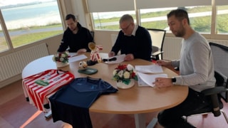 Hollandia Overeenkomst  Rudo Hidden, Gerard Hubers en Ramon van der Pal