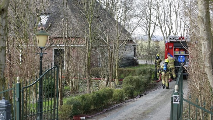 Brandje bij stolpboerderij in Obdam 1