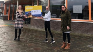 Cheque voor de Praktijkschool Westfriesland