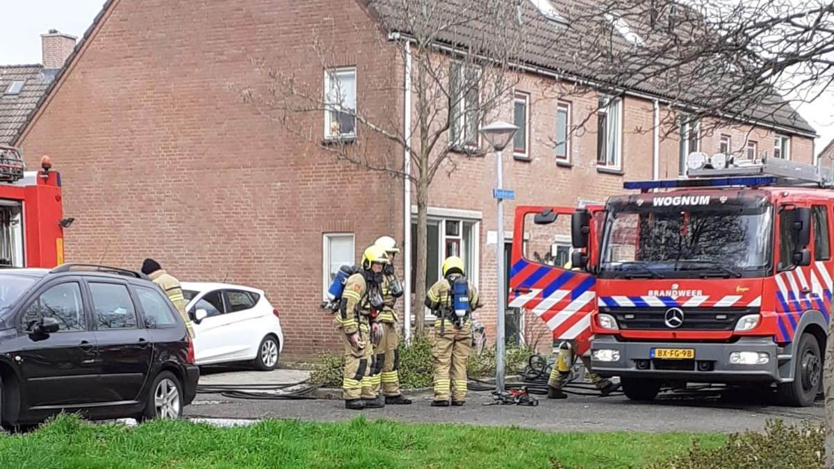 Brand in woonhuis aan de Paardebloem in Zwaag