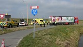 Fietser aangereden door vrachtwagen Westwoud 2