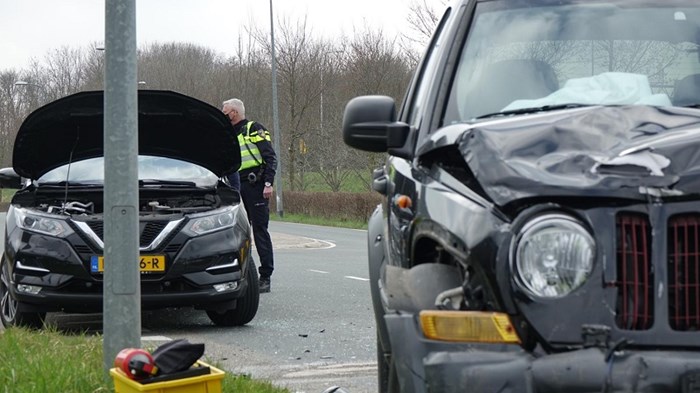 Auto&#39;s total loss na ongeval in Hoorn