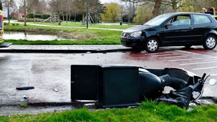 Maaltijdbezorger aangereden in Hoorn