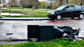 Maaltijdbezorger aangereden in Hoorn
