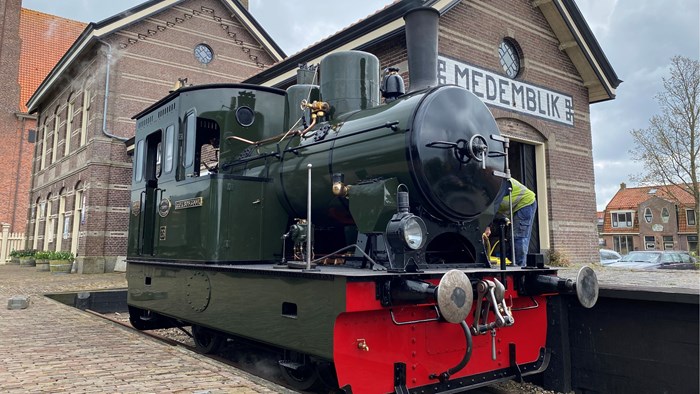 Loc 26 terug in Medemblik proefrit op 1 mei 2021