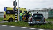 Auto&#39;s botsen bij Zwaagdijk