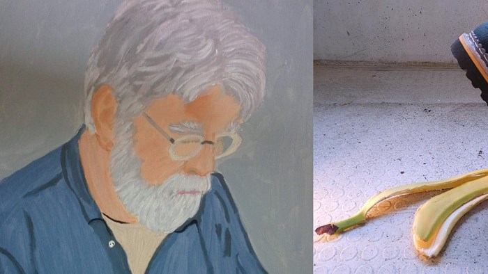 Sjaak Grosthuizen schrijft zijn column_de leugen als bananenschil