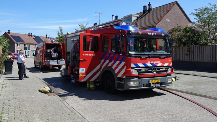Brand aan de Nachtegaal in Hoorn1