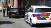 Auto tegen achterkant winkel gereden