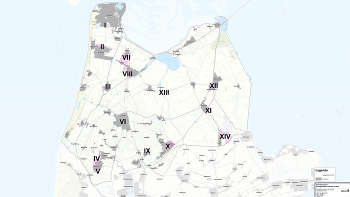 Overzichtskaart voorkeurszoekgebieden huisvesting buitenlandse werknemers