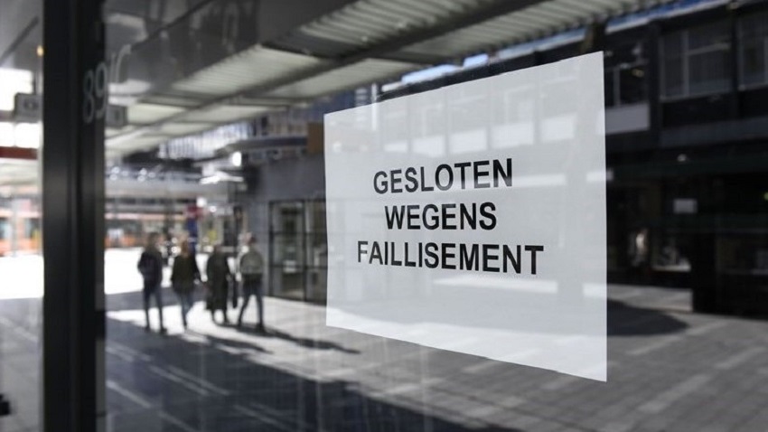 Aantal faillissementen in Nederland veel lager dan in rest van Europa