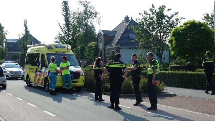 Botsing tussen auto en scooter in Wognum