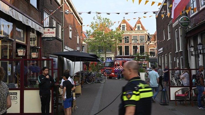 Brand bij cafe Charlies7