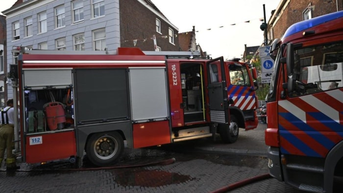 Brand bij cafe Charlies5