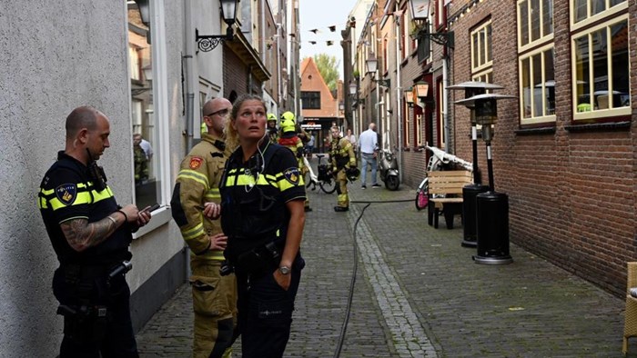 Brand bij cafe Charlies2