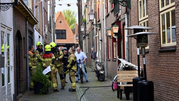 Brand bij cafe Charlies1