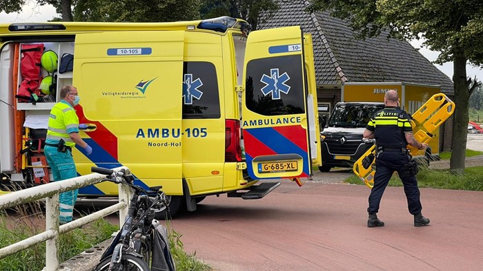 Ongeval op Zwaagdijk in Zwaagdijk-Oost