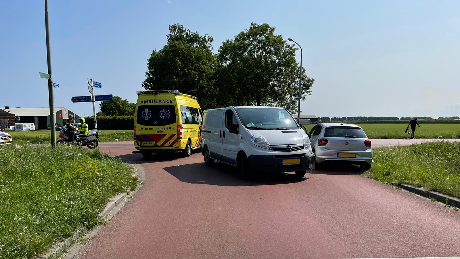 Gewonde en aanhouding bij botsing in Hem