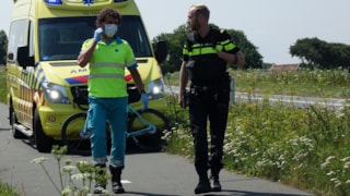 Twee gewonden op fietspad in Enkhuizen