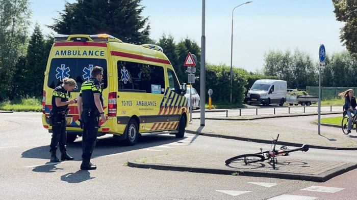 Fietser gewond in Enkhuizen