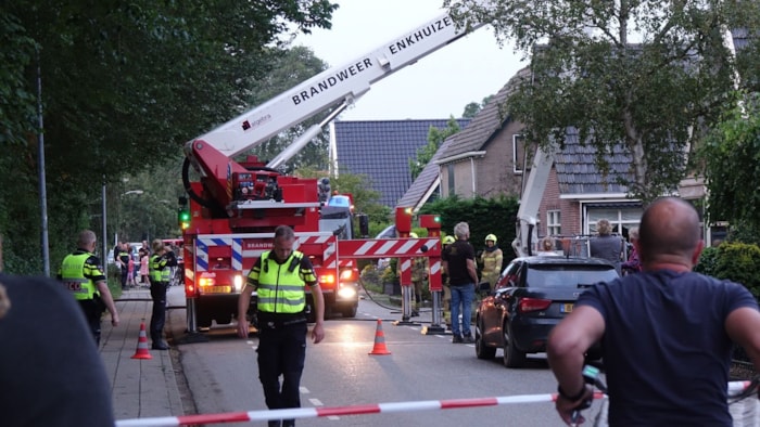 Schuurbrand in Andijk