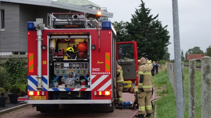 Brandje op woonboot Medemblik2