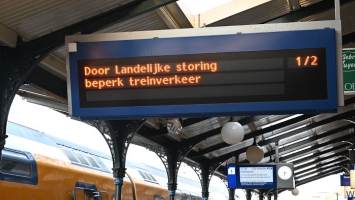 Beperkt treinverkeer