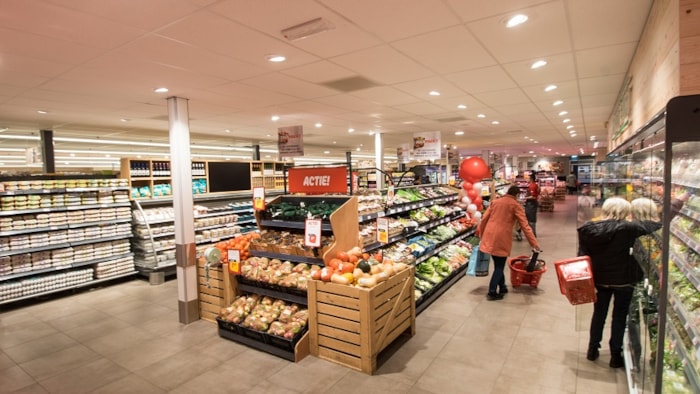 Dekamarkt Blokker interieur