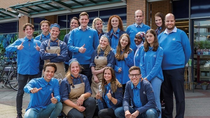 Winkelteam Albert Heijn Aagje Dekenplein. Foto - Albert Heijn, Pieter Hulleman