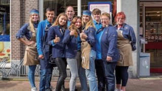 Winkelteam Albert Heijn Grote Noord (Foto - Albert Heijn, Pieter Hulleman)