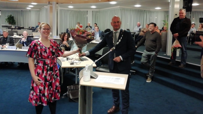 Nieuw raadscommissielid van de PvdA-fractie mevrouw Lisa Klinkenberg