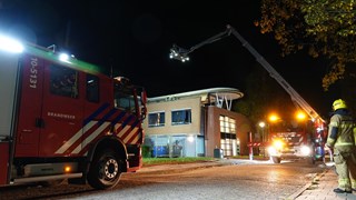 Brand in de Perelaar in Zwaag