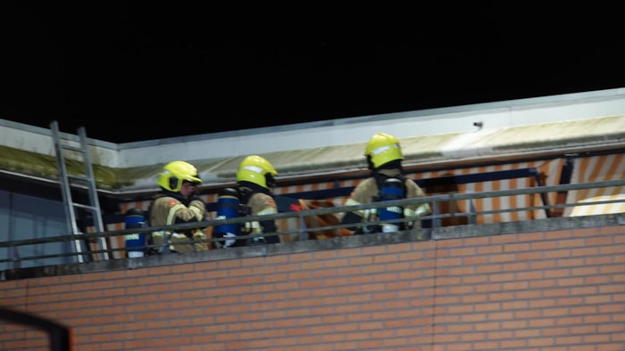 Brand in de Perelaar in Zwaag1