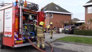 Woningbrand in Enkhuizen