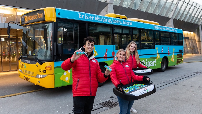 EBS bestaat 10 jaar, feestelijke actie voor reizigers