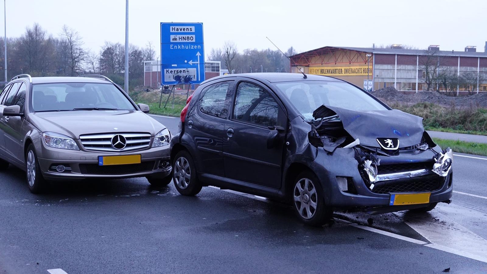 Ongeval met letsel op Provincialeweg bij Hoorn