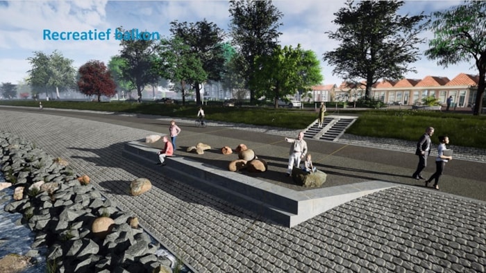 Westerdijk nieuwe situatie 6 recreatief balkon