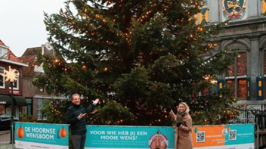 Hoornse wensboom laat wensen uitkomen