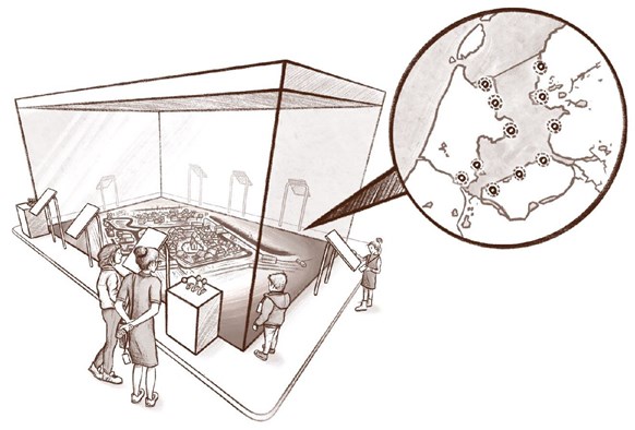 Ontwerp maquette Synergique met plattegrond